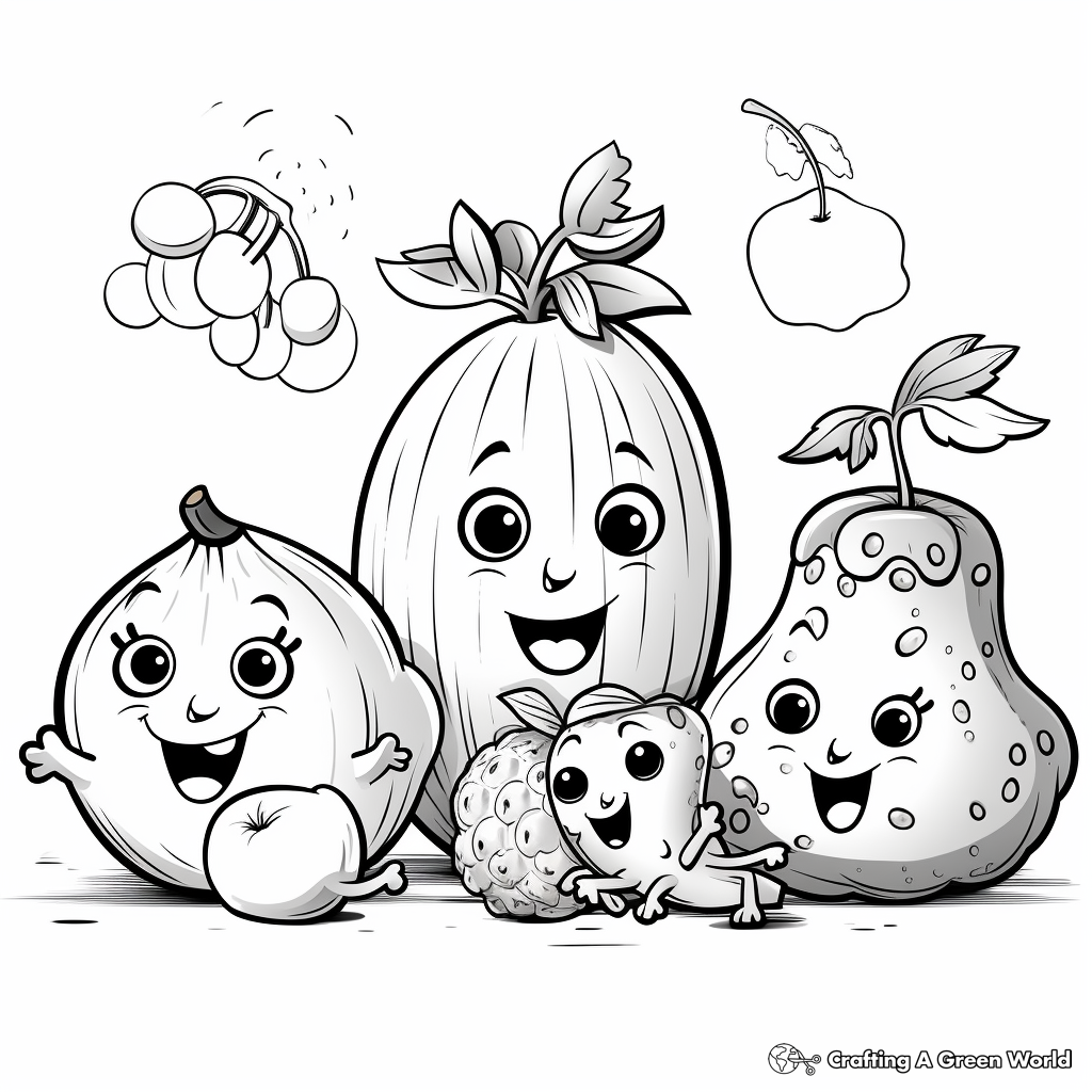 Food group coloring pages