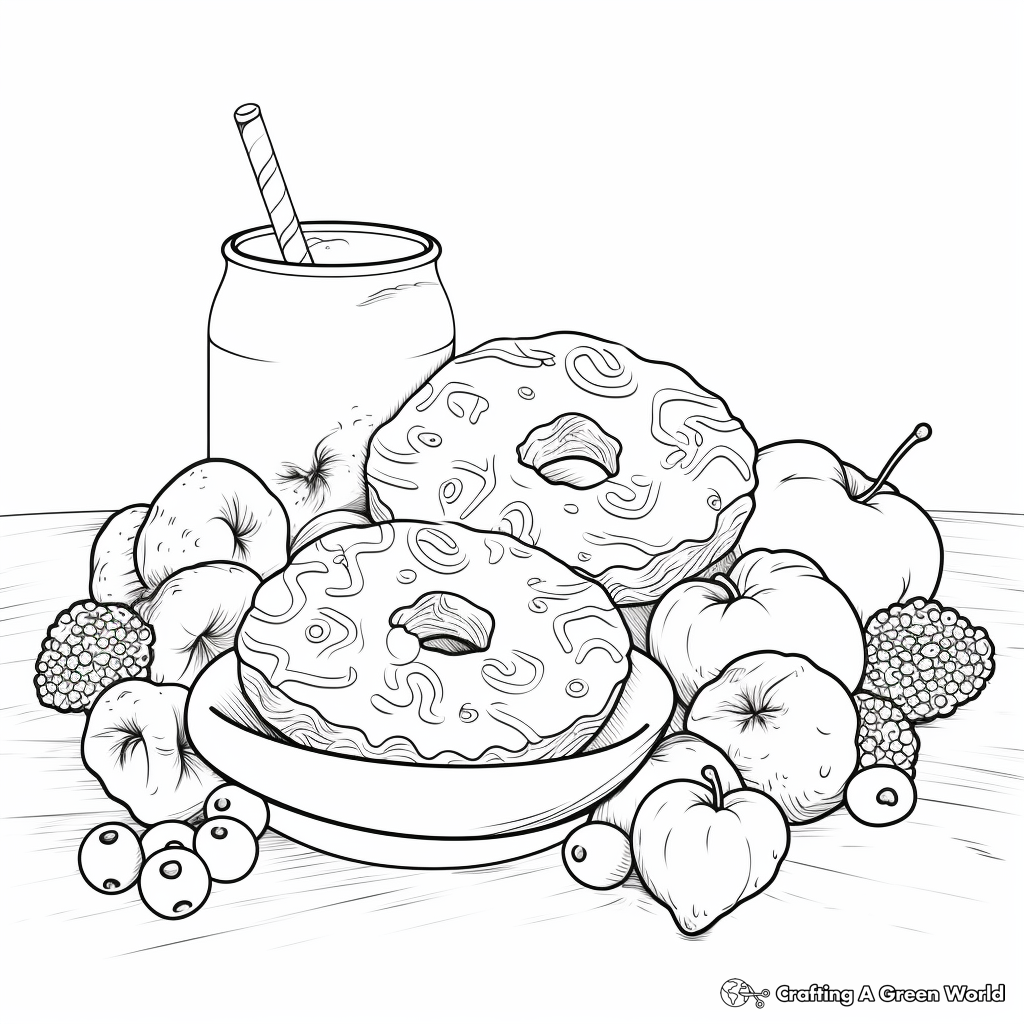 Food group coloring pages