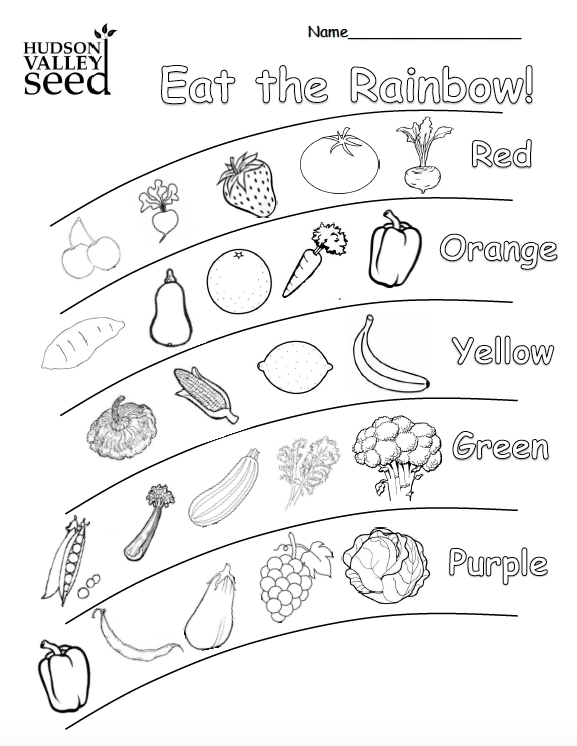 Free printable nutrition coloring pages for kids