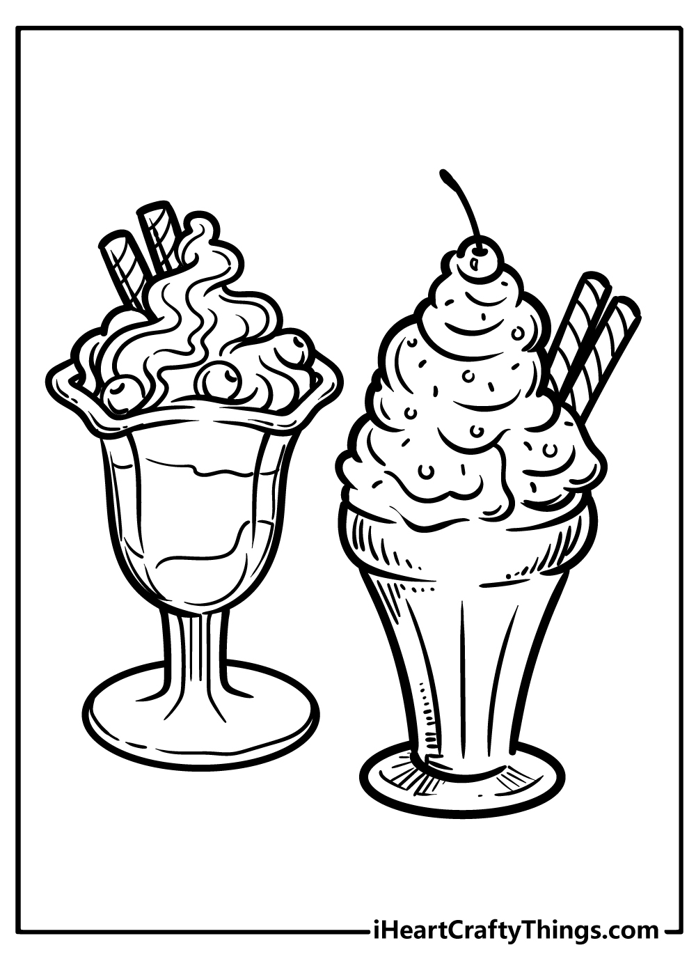 Food coloring pages free printables