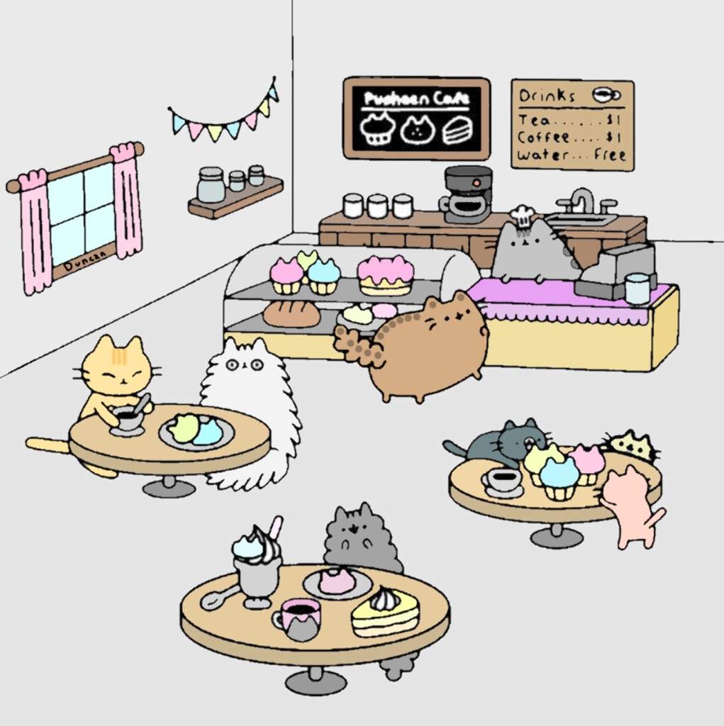 I colored it â pusheen coloring page pusheen the cat amino amino