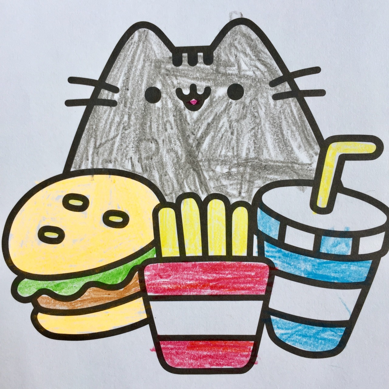 Toy tiny â mini pusheen coloring book