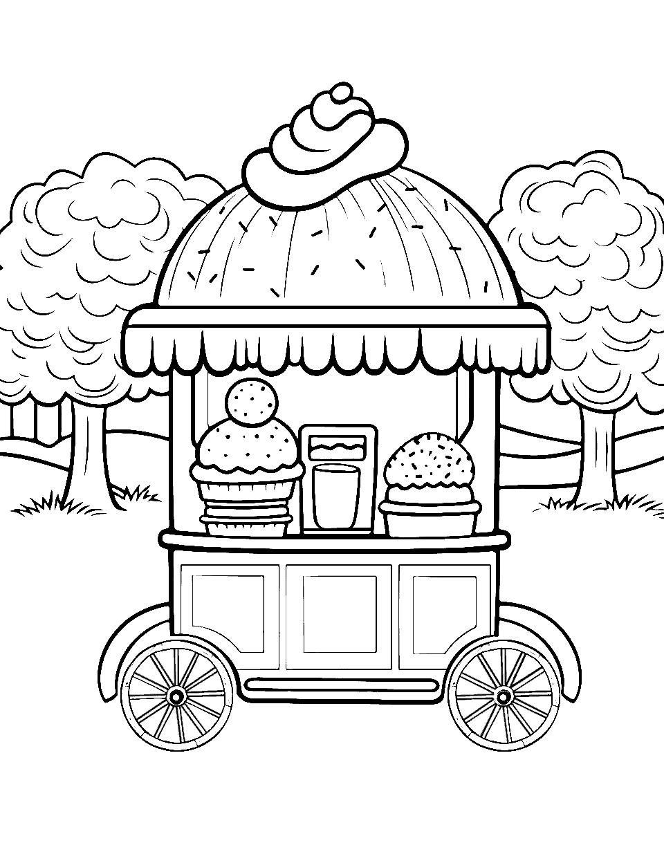 Food coloring pages free printable sheets