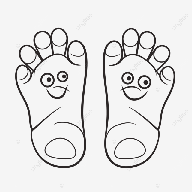 Cartoon feet drawing for coloring outline sketch vector car drawing cartoon drawing wing drawing png and vector with transparent background for free download