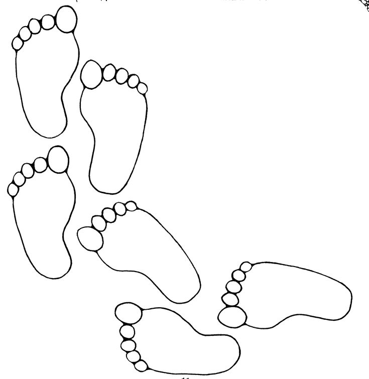 Footprints in the sand coloring pages