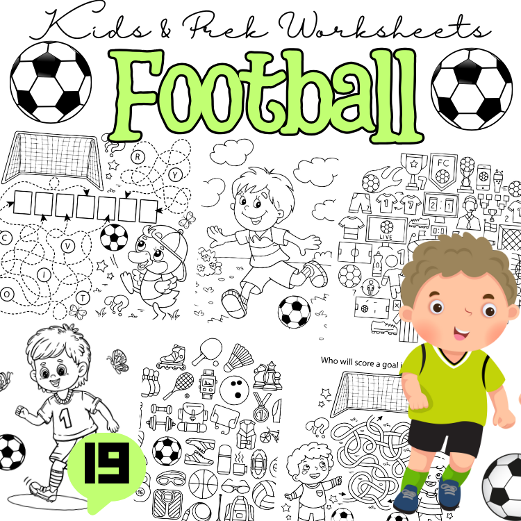 Football worksheets for speech therapy