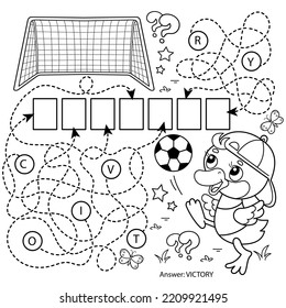 Football puzzle stock photos