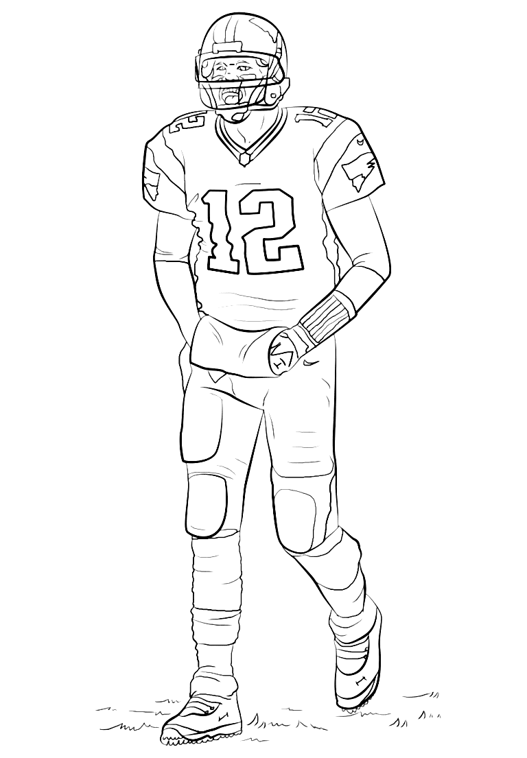 Football coloring pages printable for free download