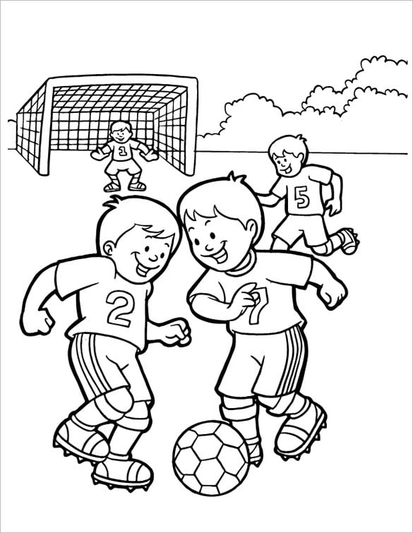 Football coloring pages