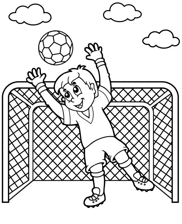 Footballsoccer coloring page football coloring pages sports coloring pages coloring books