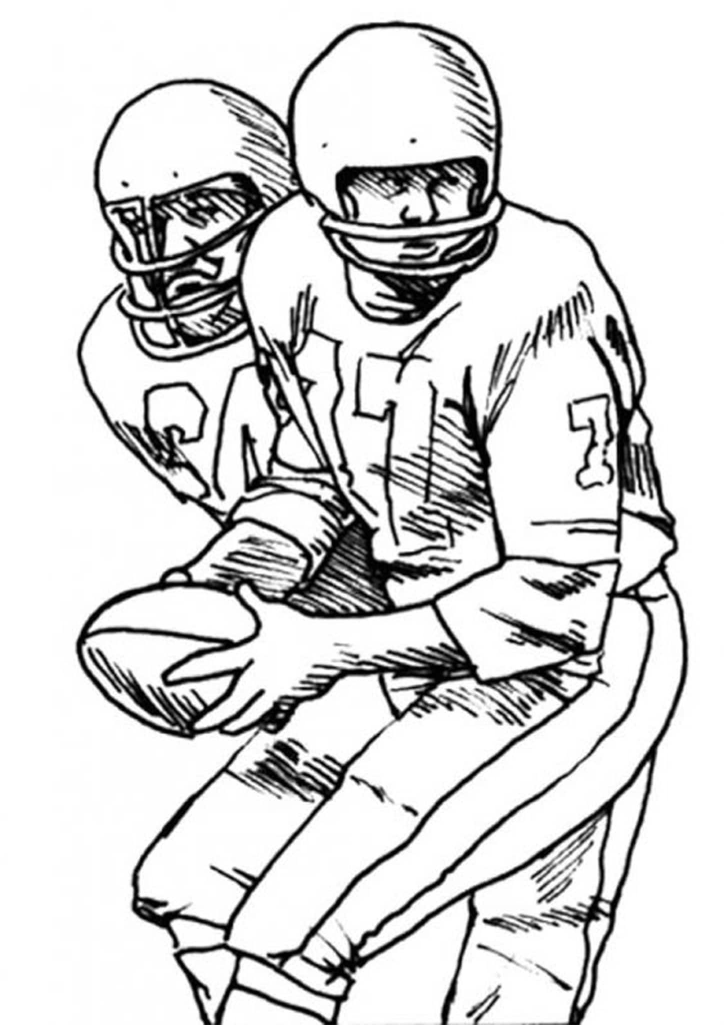 Free easy to print football coloring pages football coloring pages sports coloring pages coloring pages to print