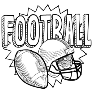 Football coloring pages printable for free download