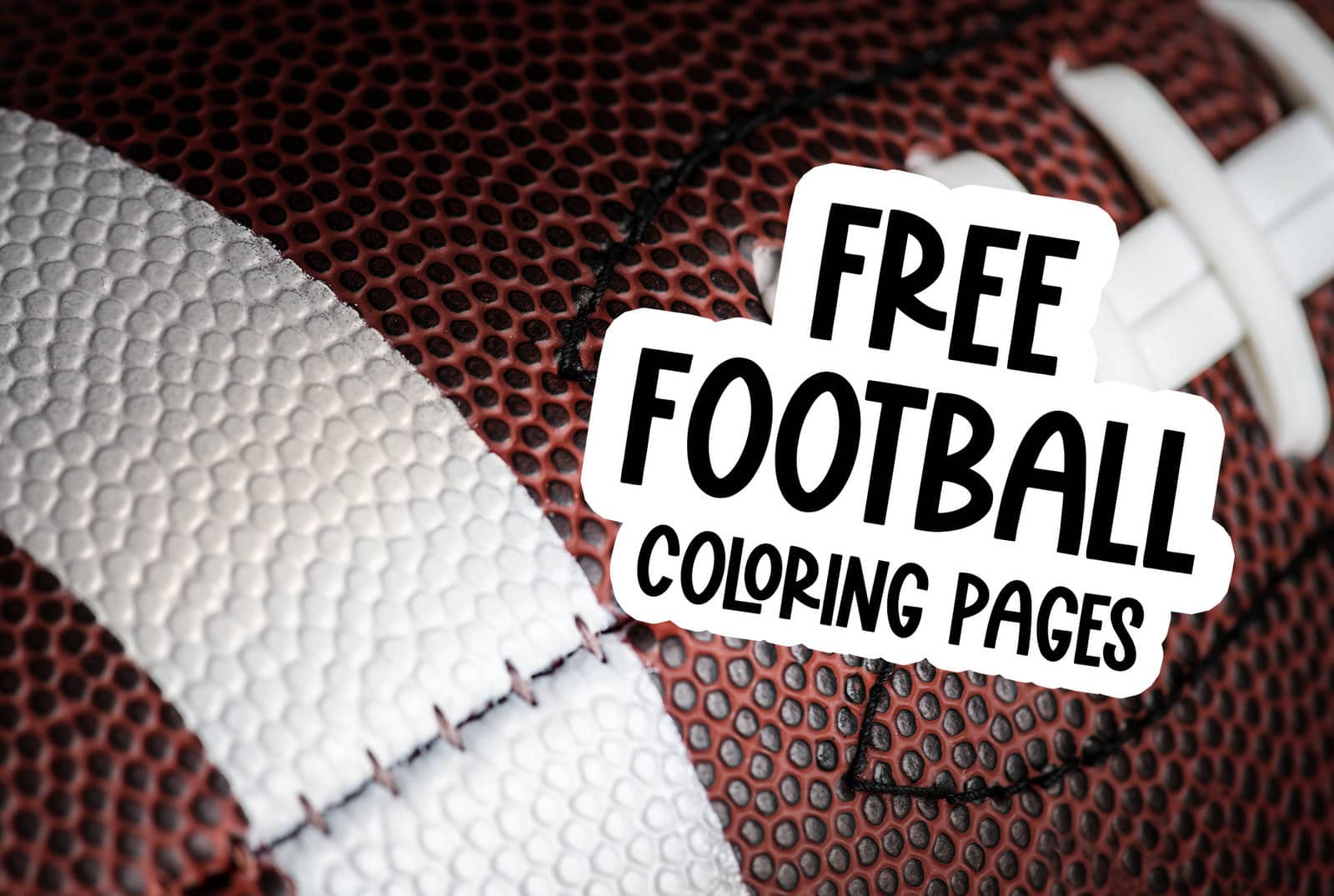 Free football coloring pages party printables at