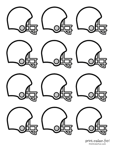 Free football coloring pages party printables at