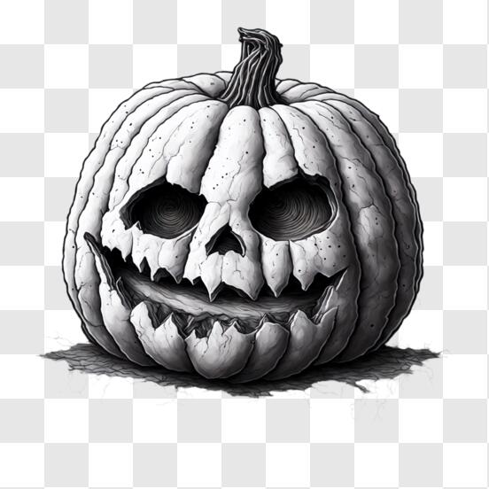 Download intricate and detailed halloween pumpkin carving png online