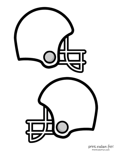 Free football coloring pages party printables at