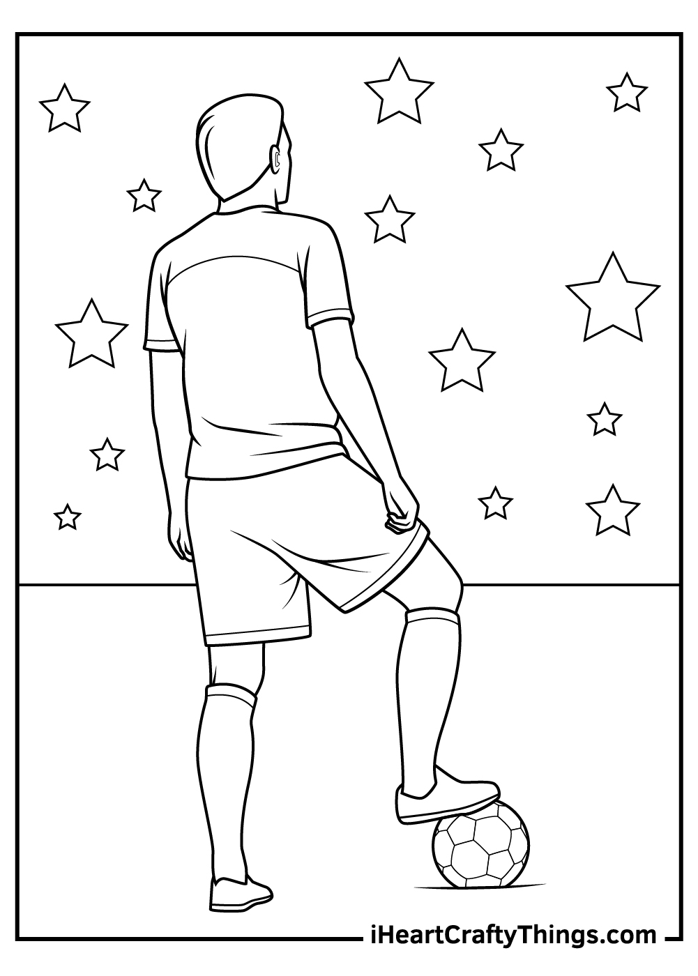 Soccer coloring pages free printables