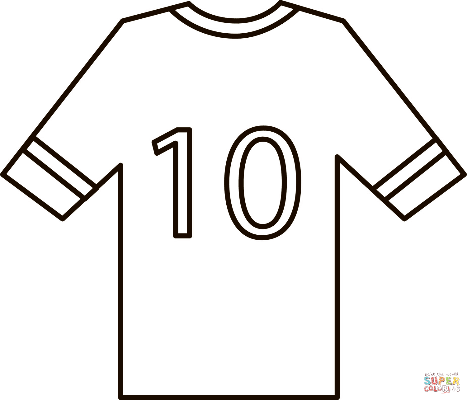 Football jersey coloring page free printable coloring pages