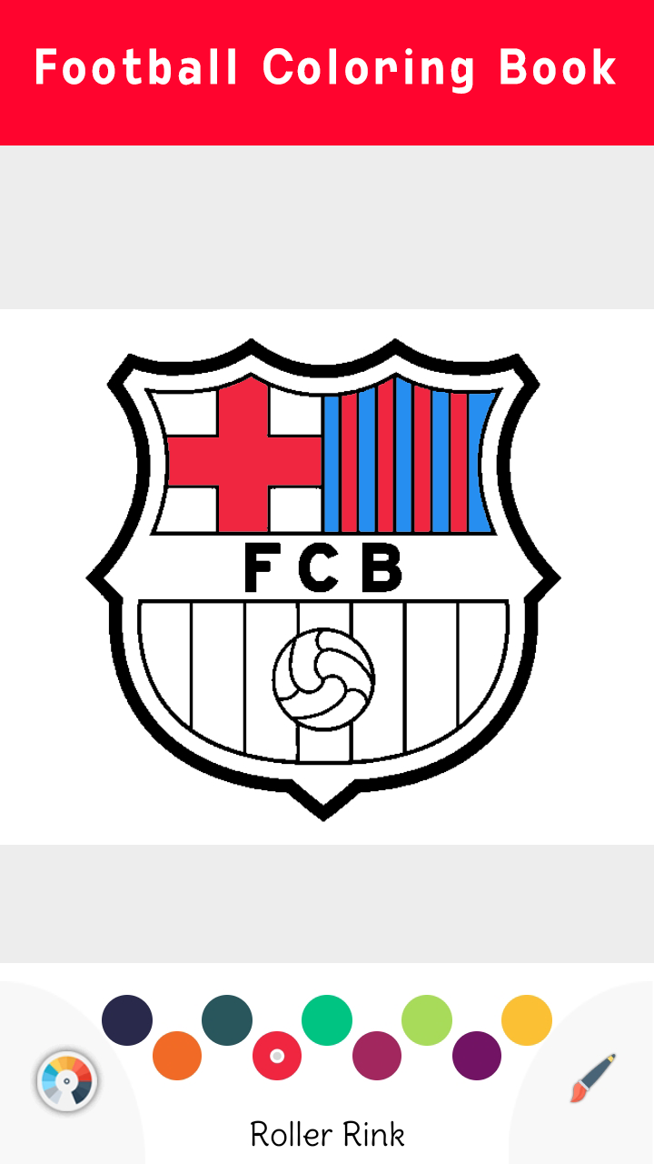 Football logo coloring book for kids adultsappstore for android