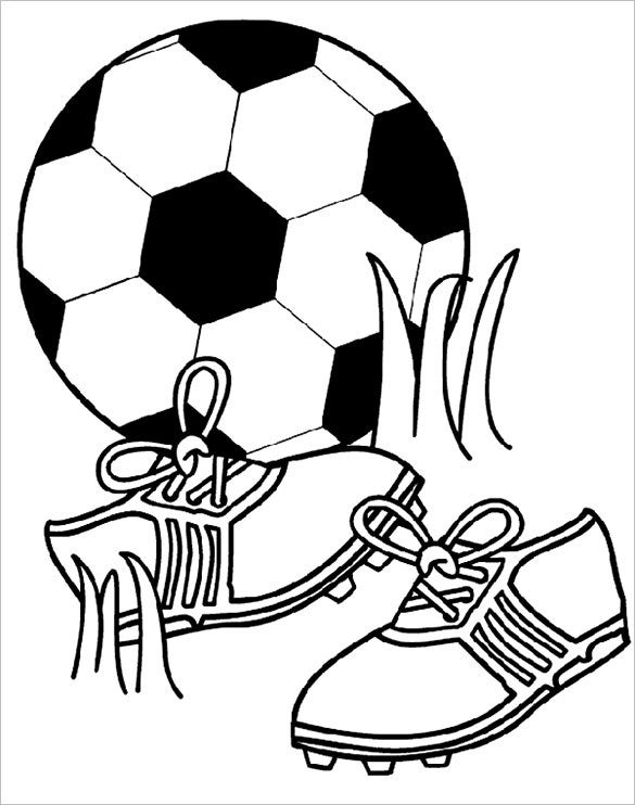 Coloring pages football color page