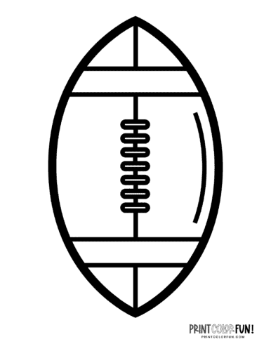 Free football coloring pages party printables at