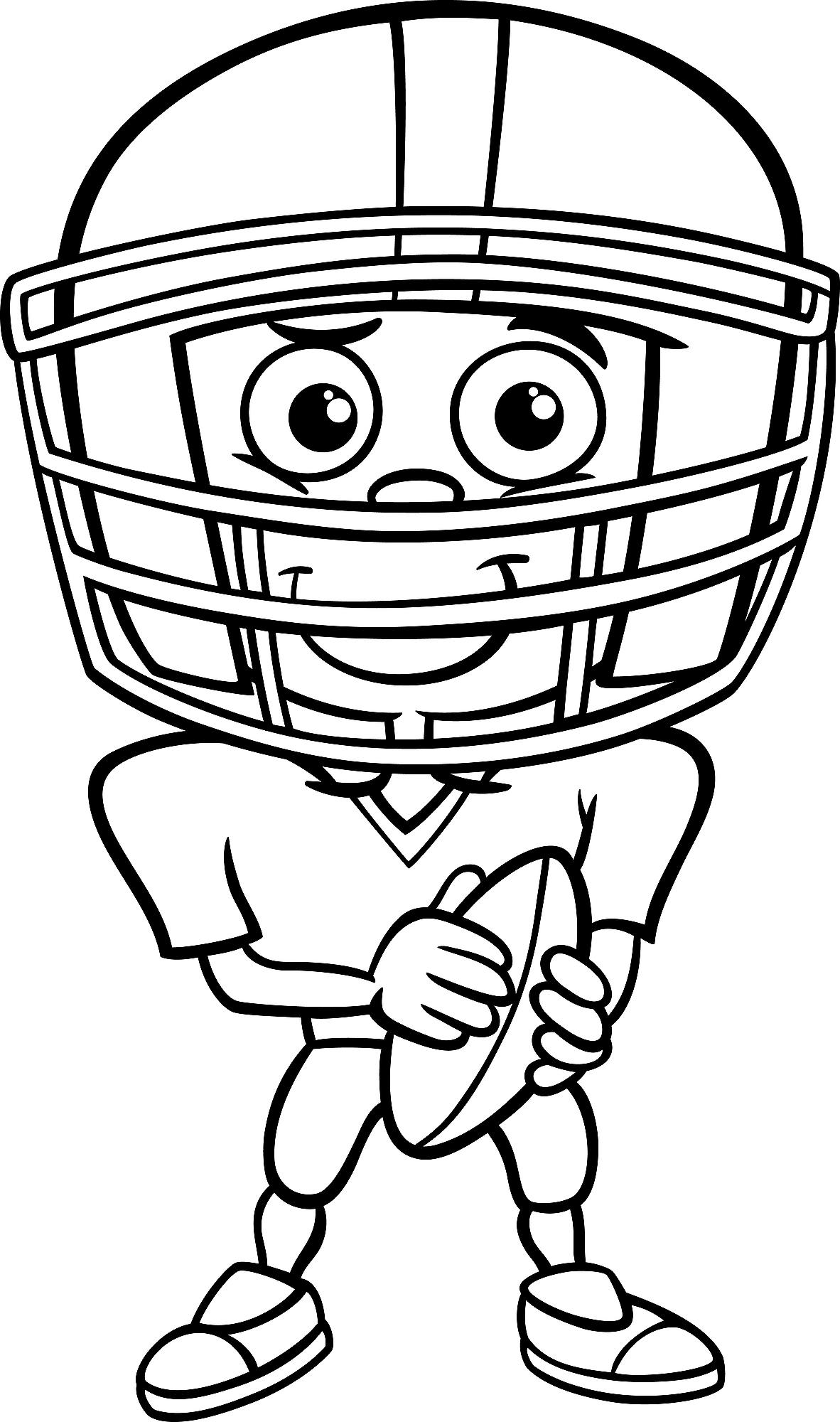 Football coloring pages printable sports coloring activity pages to entertain kids during the game printables mom