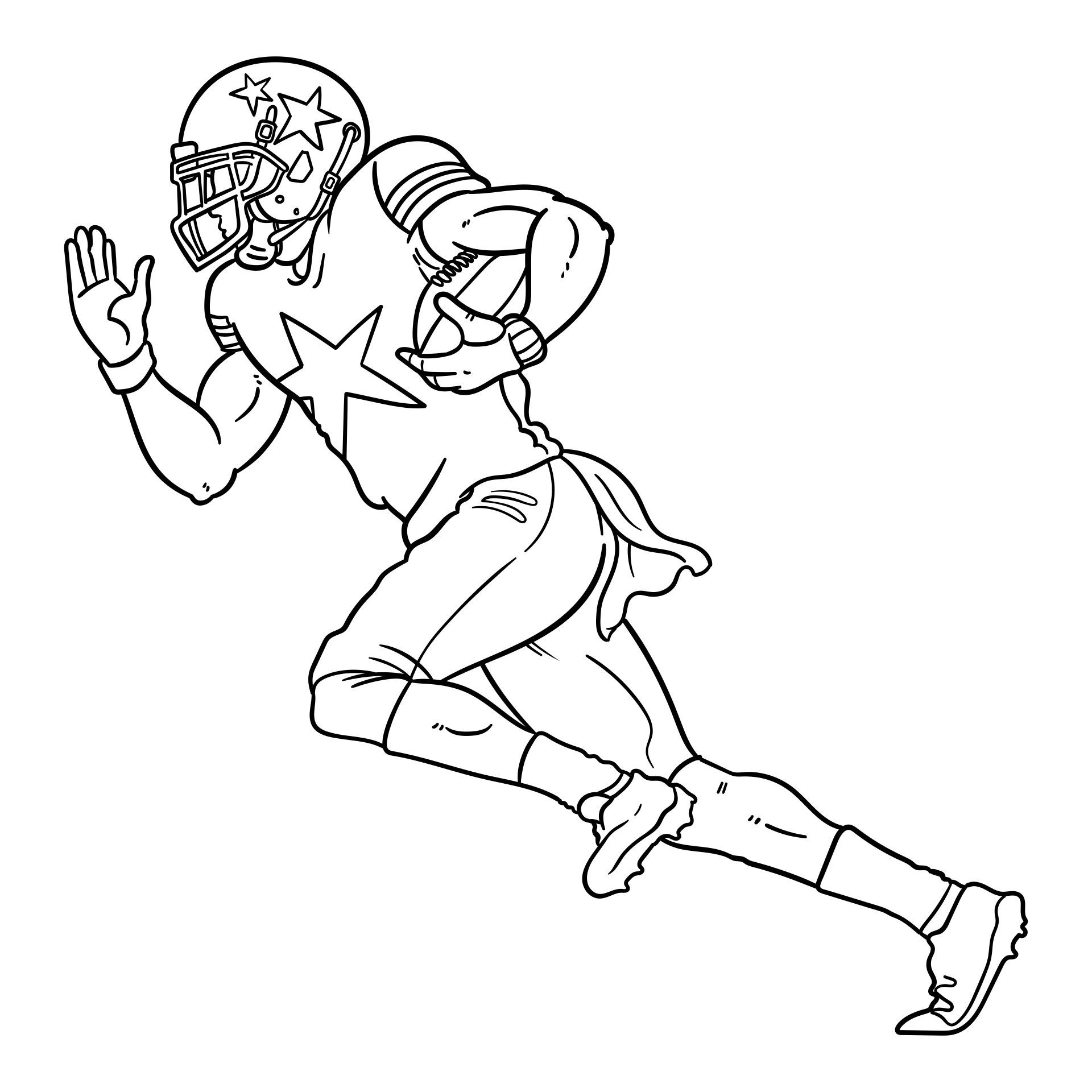 Printable american football ball coloring page football coloring pages sports coloring pages football quilt