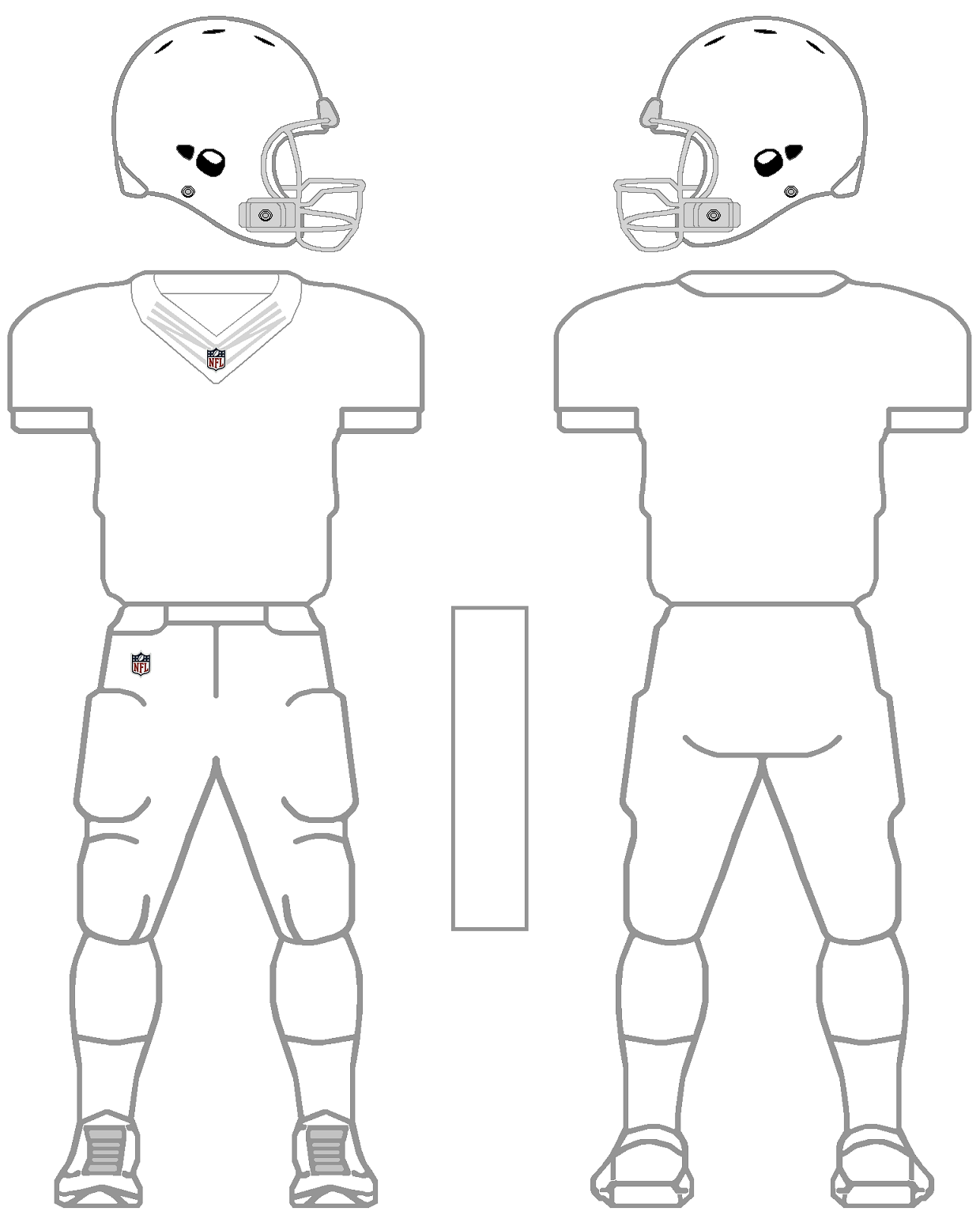 Download or print this amazing coloring page football coloring pages nfl wwwazembrace sports jersâ football uniform football coloring pages nfl football jersey