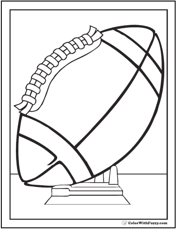 Football coloring pages â quarterbacks receivers running