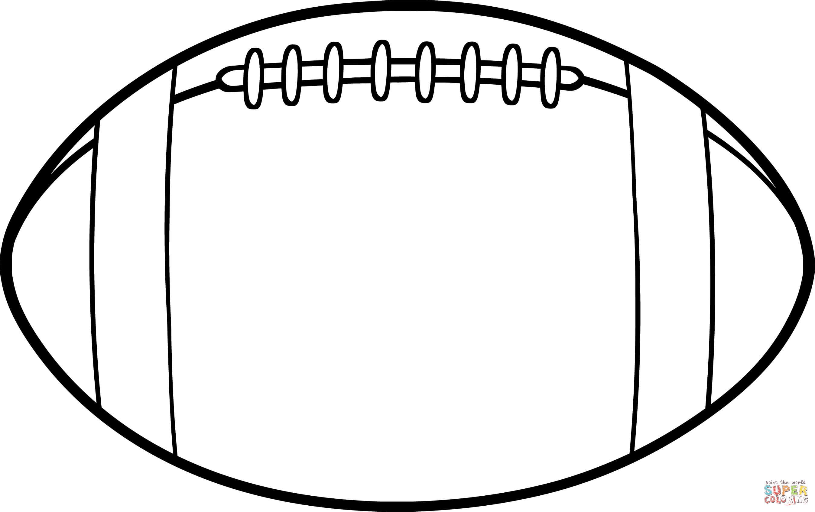 Football coloring pages to print resume format download pdf football coloring pages football template football ball