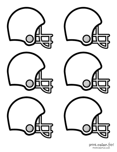 Free football coloring pages party printables at