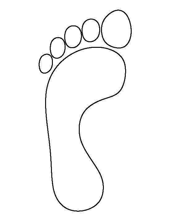 Footprint pattern use the printable outline for crafts creating stencils scrapbooking and more fâ templates printable free free clip art printable patterns