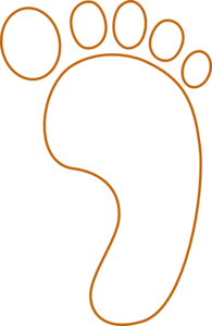 Footprint clip art at