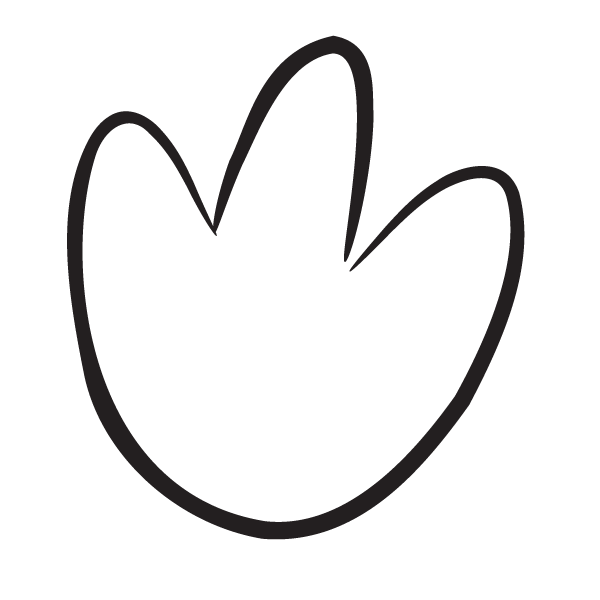 Footprint coloring page â