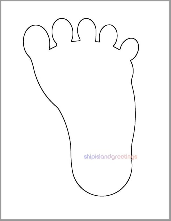 Inch footprint template