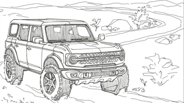 Ford bronco coloring pages have arrived straight from ford