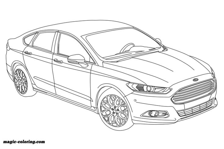 Ford fusion coloring page cars coloring pages ford fusion coloring pages