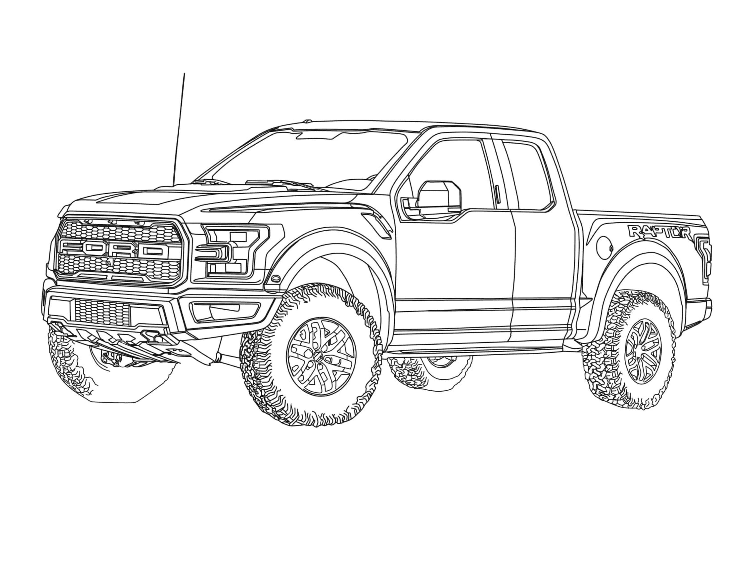 Ford cars coloring book