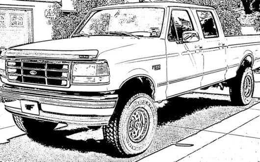 Models ford truck coloring sheet truck coloring pages cars coloring pages coloring books