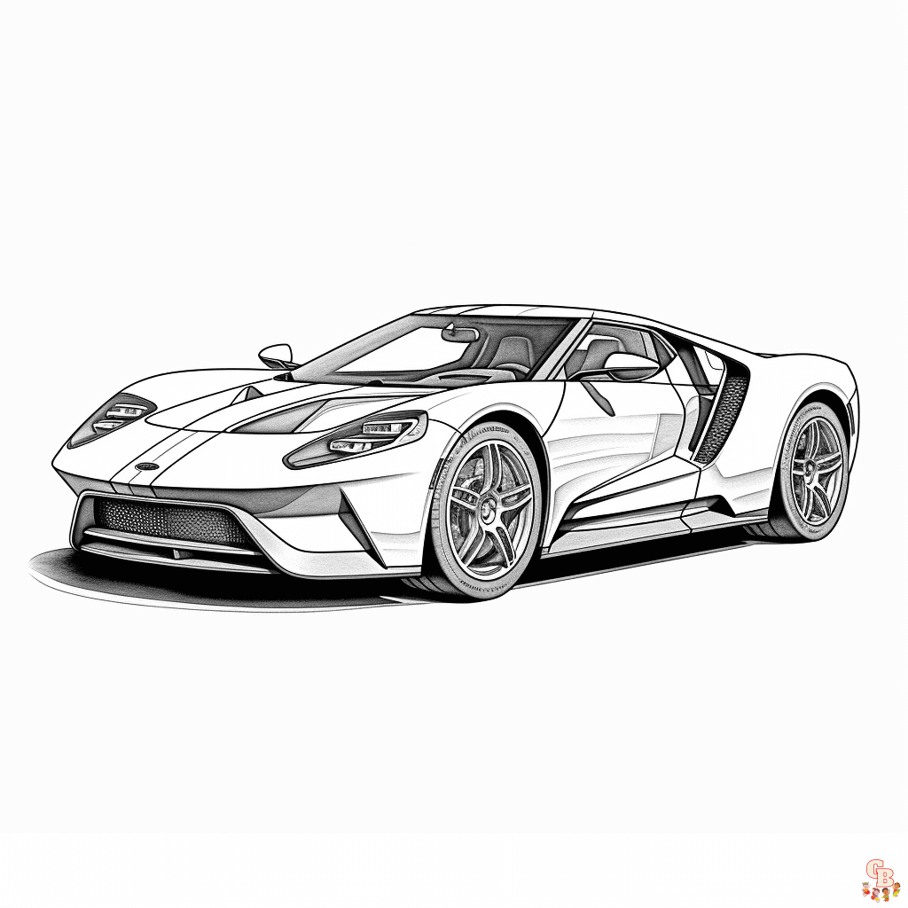 Printable ford coloring pages free for kids and adults