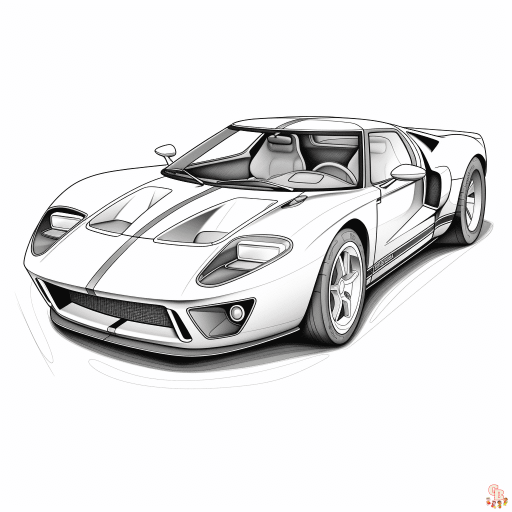 Printable ford coloring pages free for kids and adults