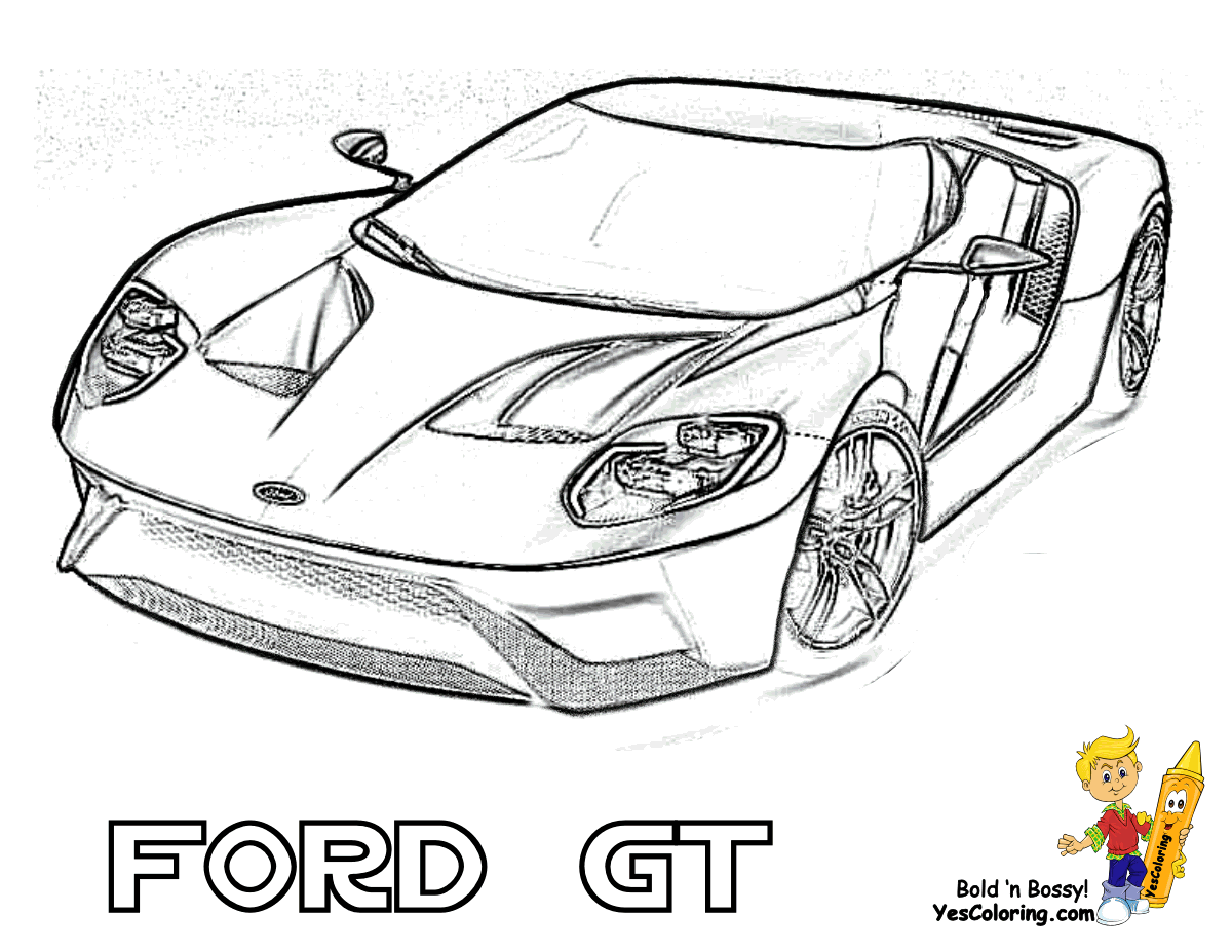 Old car coloring pages cars coloring pages ford gt coloring pages