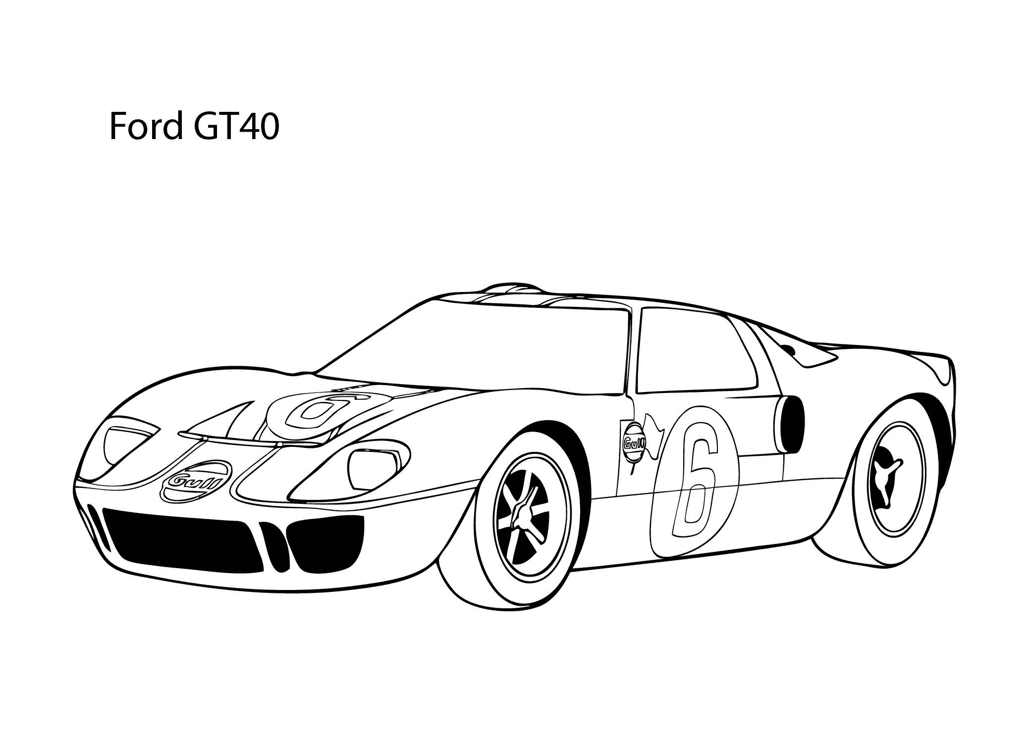 Super car ford gt coloring page cool car printable free cars coloring pages race car coloring pages coloring pages