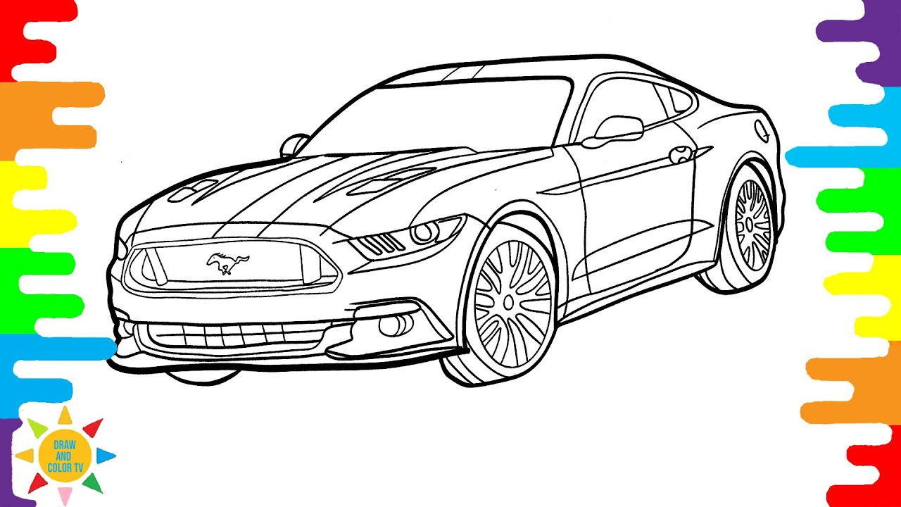 Ford mustang gt coloring pages car coloring pages ford mustang gt facading