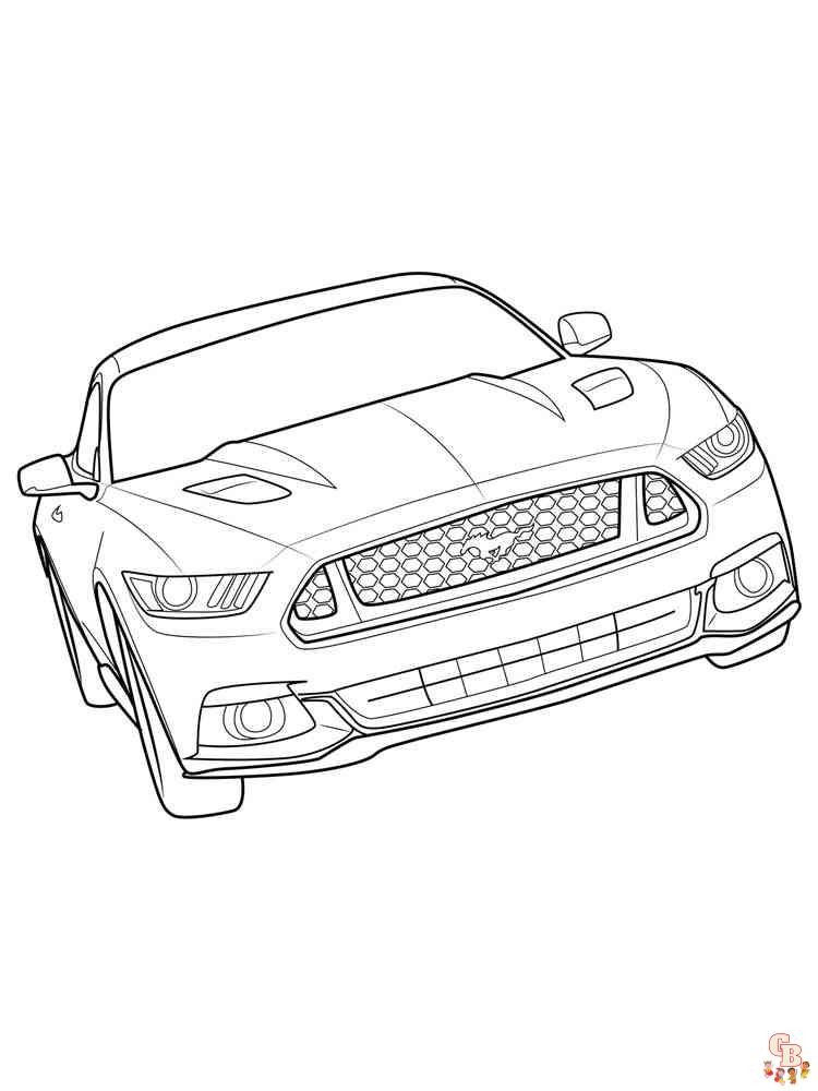 Discover the best mustang coloring pages for free printable fun