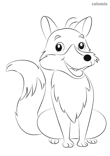 Forest animals coloring pages free printable forest animals coloring sheets