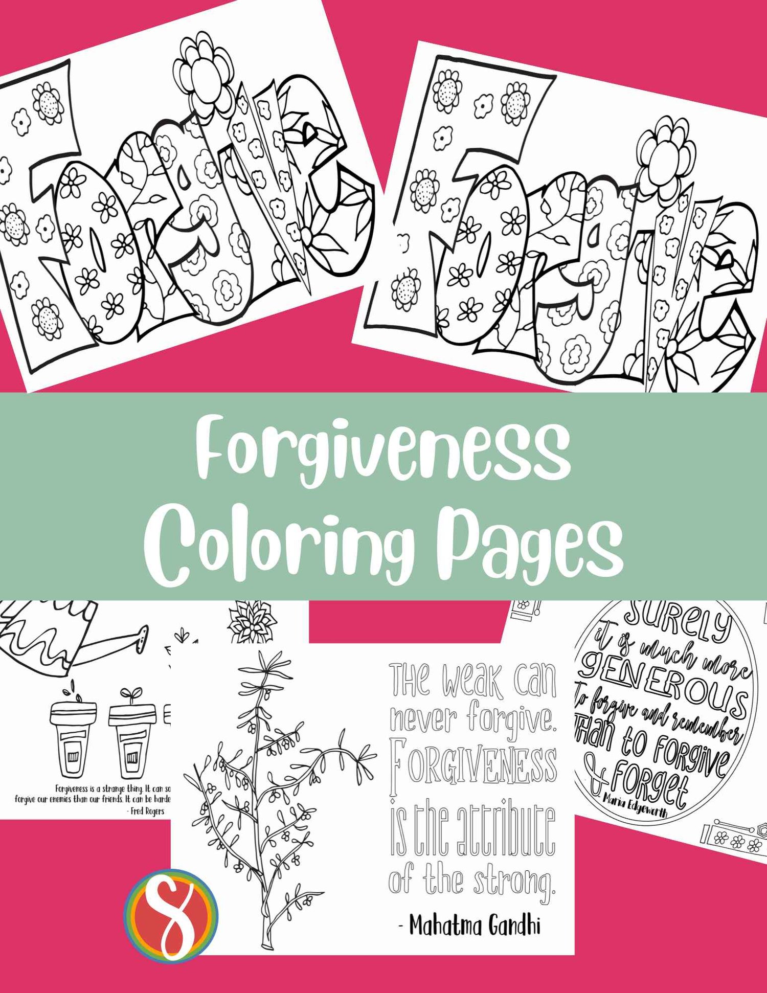 Free forgiveness coloring pages â stevie doodles