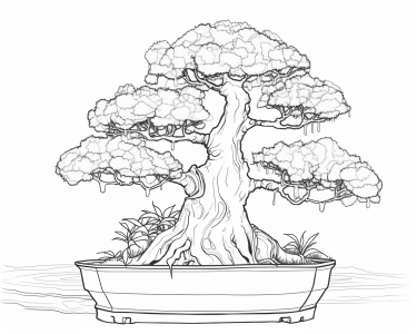 Bonsai printable pages