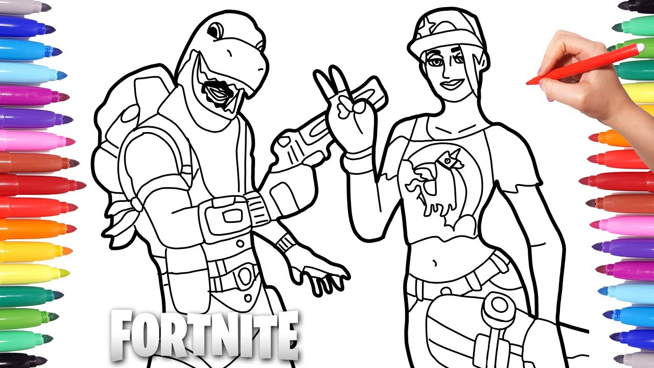 Fortnite coloring pages