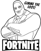 Fortnite coloring pages to print